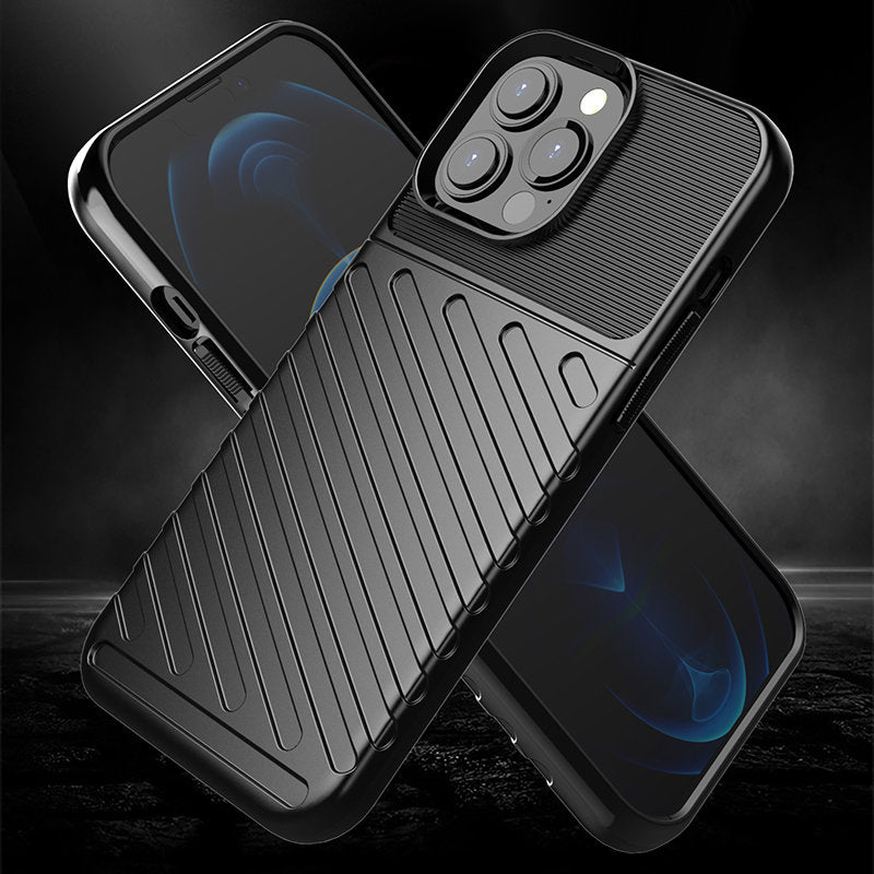 Thunder Case TPU dėklas iPhone 13 Pro Max – žalias