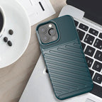 Thunder Case TPU dėklas iPhone 13 Pro Max – žalias
