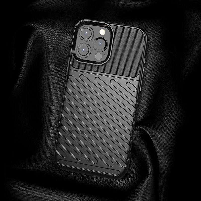 Thunder Case TPU dėklas iPhone 13 Pro Max – mėlynas