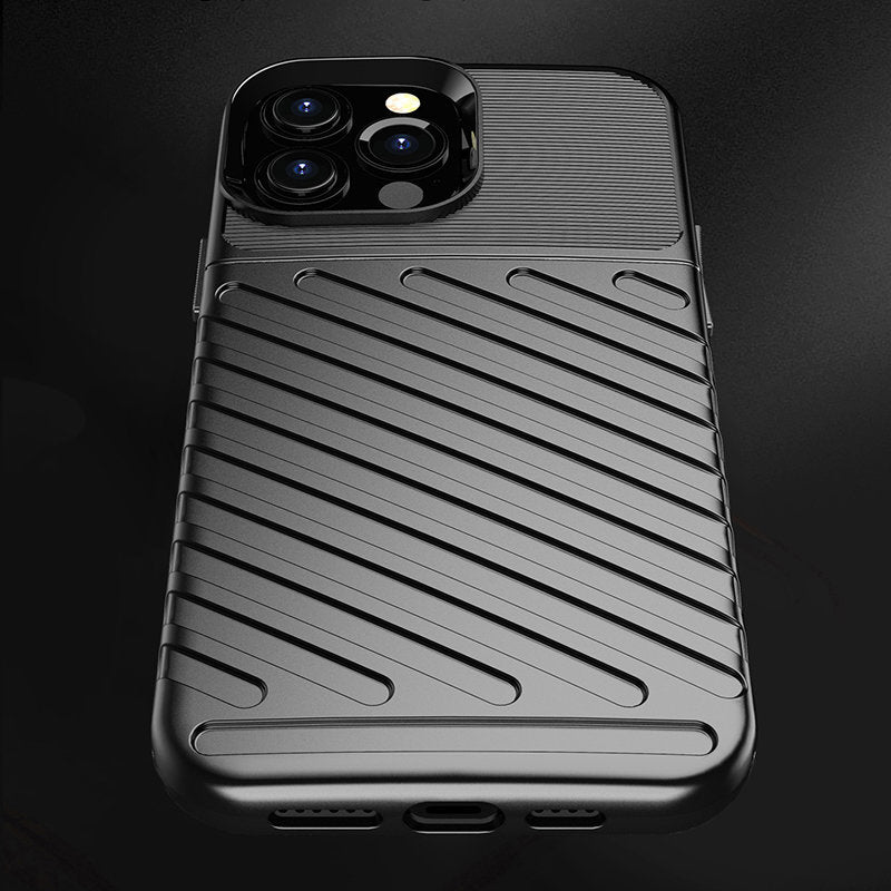 Thunder Case TPU dėklas iPhone 13 Pro Max – mėlynas