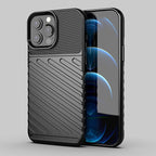 Thunder Case TPU dėklas iPhone 13 Pro Max – juodas