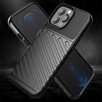 Thunder Case TPU dėklas iPhone 13 Pro Max – juodas