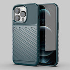 Thunder Case tvirtas TPU dėklas iPhone 13 Pro – žalias