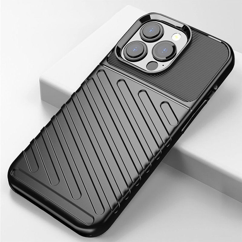 Thunder Case tvirtas TPU dėklas iPhone 13 Pro – žalias