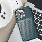 Thunder Case tvirtas TPU dėklas iPhone 13 Pro – žalias