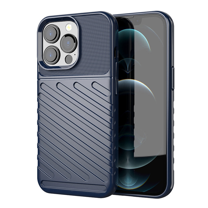 Thunder Case TPU dėklas iPhone 13 Pro – mėlynas