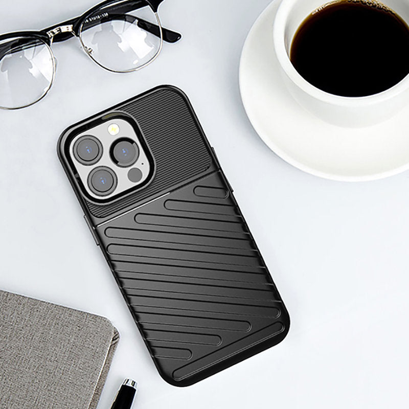 Thunder Case TPU dėklas iPhone 13 Pro – mėlynas