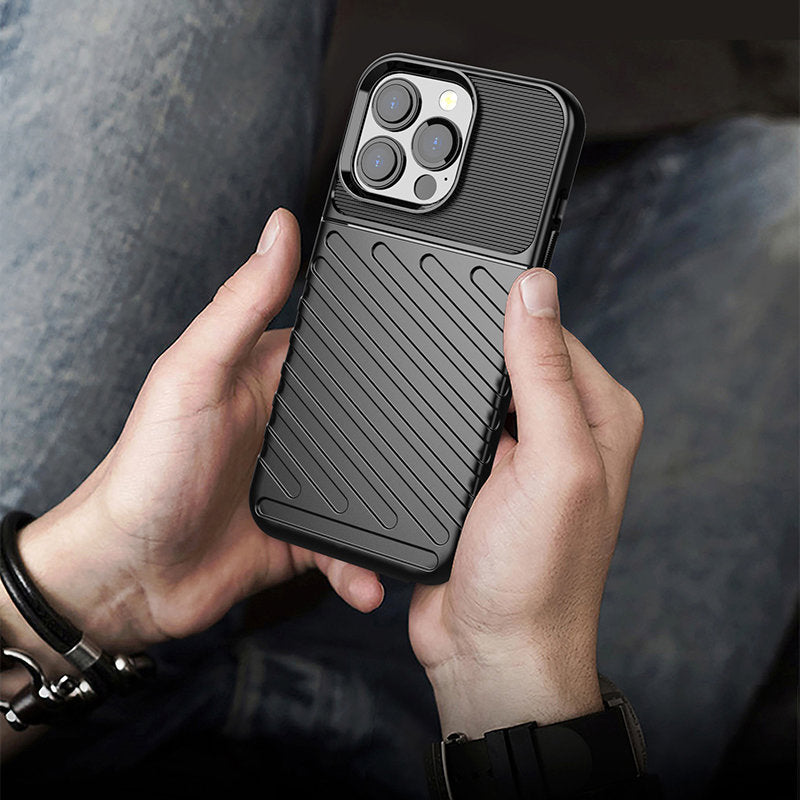 Thunder Case TPU dėklas iPhone 13 Pro – mėlynas