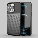Thunder Case tvirtas TPU dėklas iPhone 13 Pro – juodas