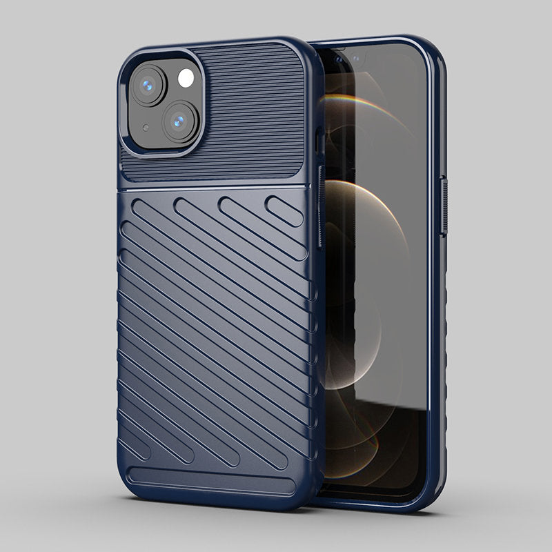 Thunder Case tvirtas TPU dėklas iPhone 13 mini – mėlynas