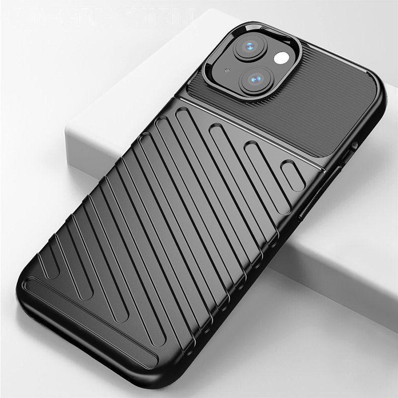 Thunder Case tvirtas TPU dėklas iPhone 13 mini – mėlynas