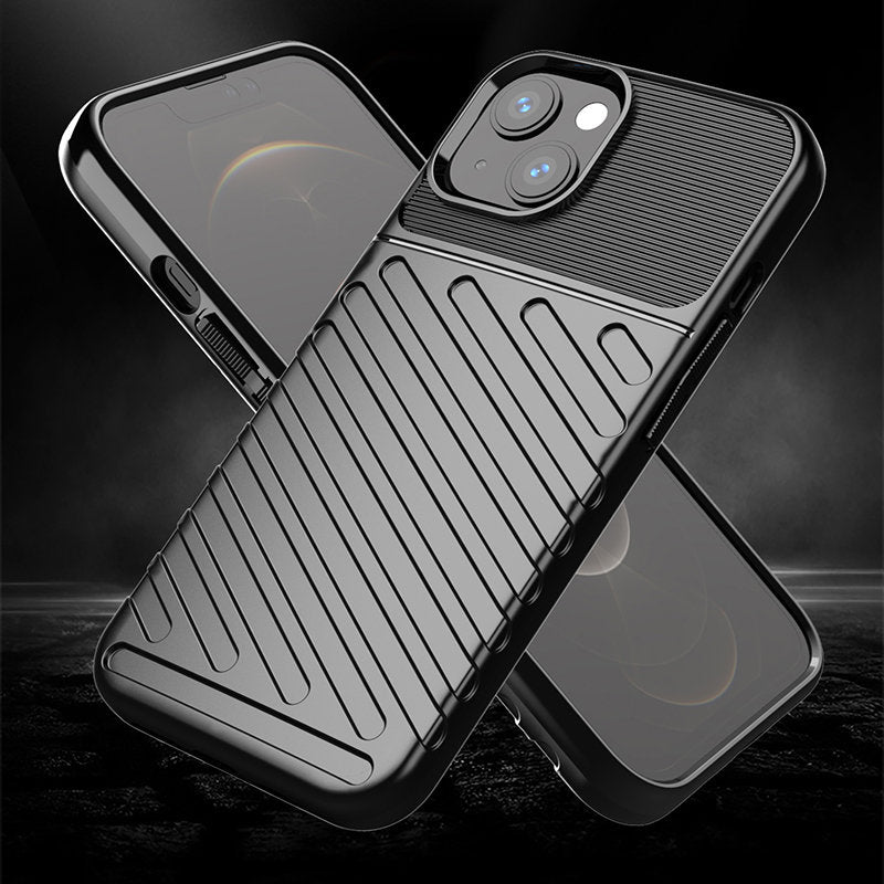 Thunder Case tvirtas TPU dėklas iPhone 13 mini – mėlynas