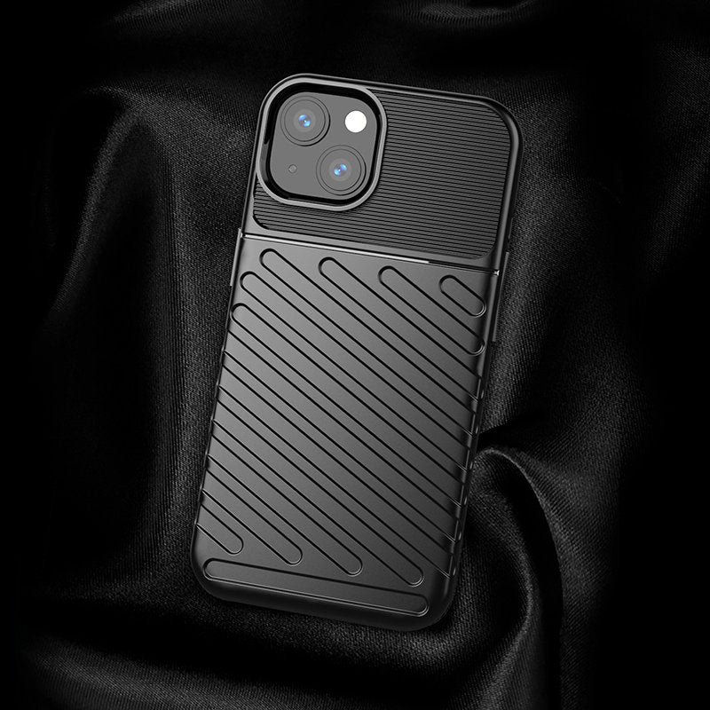 Thunder Case tvirtas TPU dėklas iPhone 13 mini – mėlynas