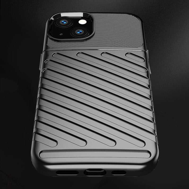 Thunder Case tvirtas TPU dėklas iPhone 13 mini – mėlynas