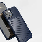 Thunder Case tvirtas TPU dėklas iPhone 13 mini – mėlynas