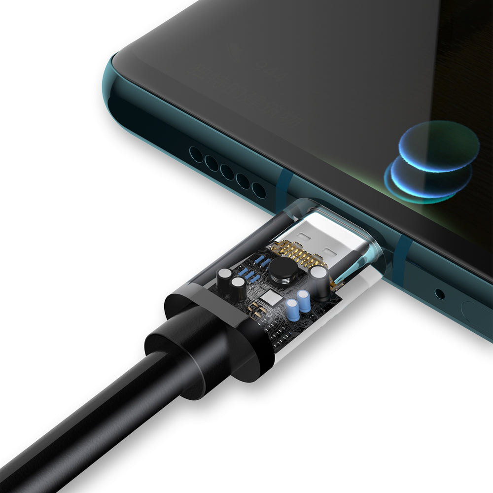 Dudao laidas USB - USB Type C Super Fast Charge 1 m juodas (L5G-Black)