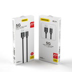 Dudao laidas USB - USB Type C Super Fast Charge 1 m juodas (L5G-Black)