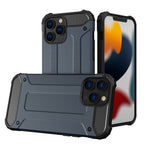 Hybrid Armor apsauginis dėklas iPhone 13 Pro – mėlynas