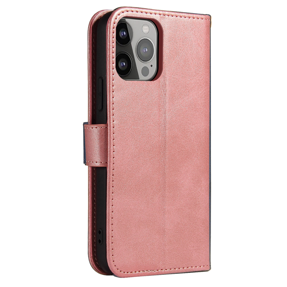 Magnet Case knyginis dėklas iPhone 13 Pro – rožinis