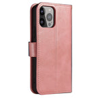 Magnet Case knyginis dėklas iPhone 13 Pro – rožinis