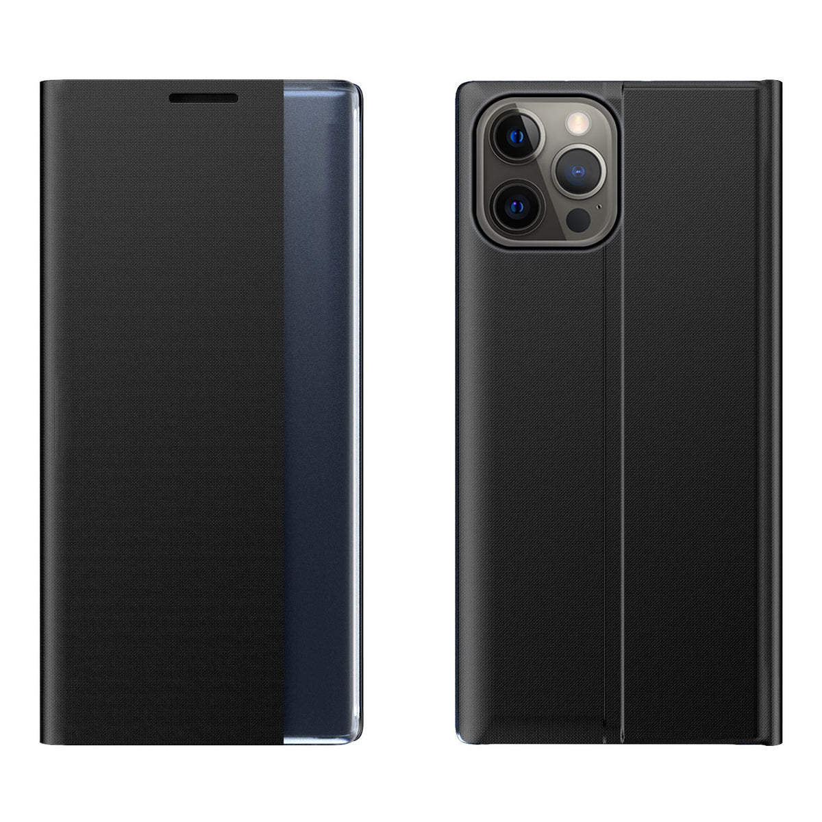Sleep Case atverčiamas dėklas iPhone 13 Pro Max – juodas