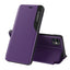 Eco Leather View dėklas iPhone 13 Pro Max – violetinis