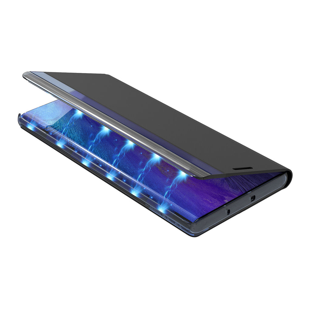 Sleep Case dėklas iPhone 13 mini su langeliu – mėlynas