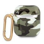 Guess AirPods 1/2 dėklas – žalias kamufliažas