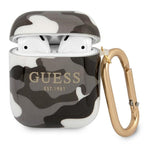 Guess AirPods dėklas Camouflage – juodas