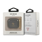 Guess dėklas AirPods 3 – juodas, Glitter