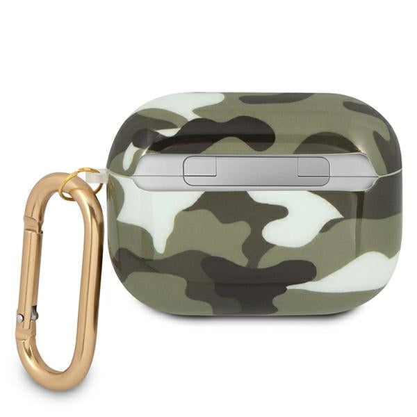 Guess AirPods Pro dėklas – žalias kamufliažas
