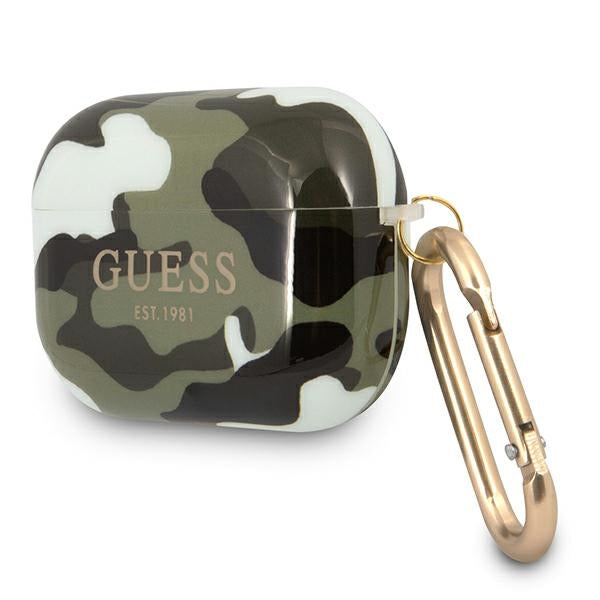 Guess AirPods Pro dėklas – žalias kamufliažas