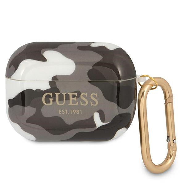 Guess AirPods Pro dėklas – juodas kamufliažas