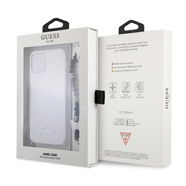 Guess skaidrus dėklas iPhone 12 Pro Max – Pearl -- iPhone 12 Pro Max