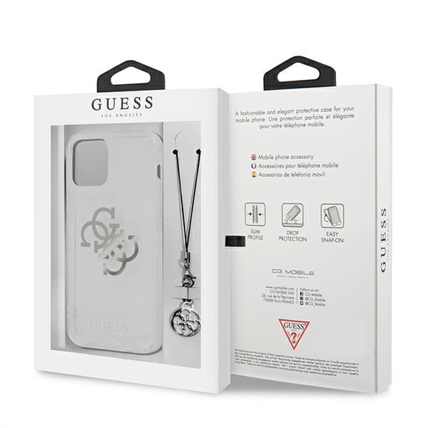 Guess skaidrus dėklas iPhone 12 Pro Max – 4G Charms -- iPhone 12 Pro Max