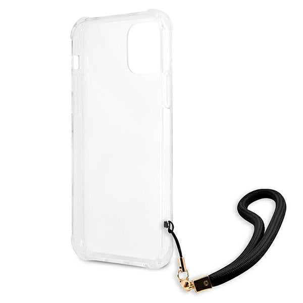 Guess Camouflage dėklas iPhone 12 Pro Max – juodas -- iPhone 12 Pro Max