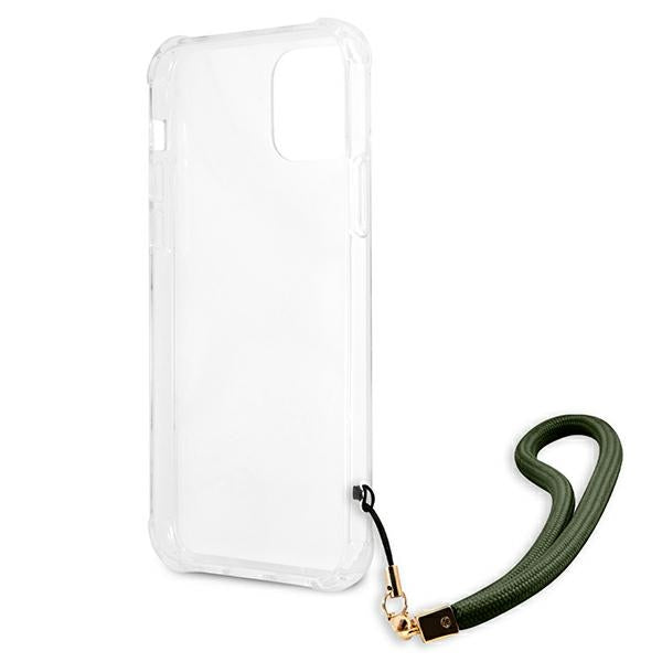 Guess dėklas iPhone 12 Pro Max – žalias kamufliažas -- iPhone 12 Pro Max