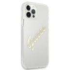 Guess skaidrus dėklas iPhone 12 Pro Max – Vintage -- iPhone 12 Pro Max