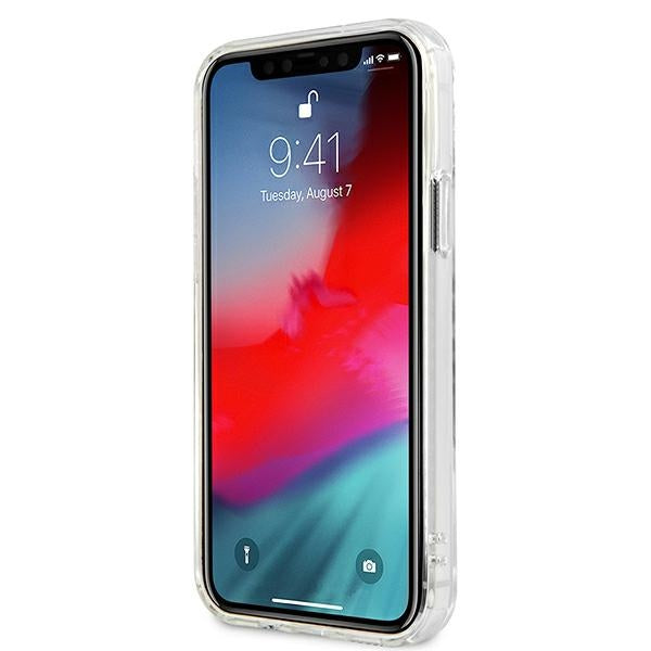 Guess dėklas iPhone 12 Pro Max – skaidrus, Vintage -- iPhone 12 Pro Max