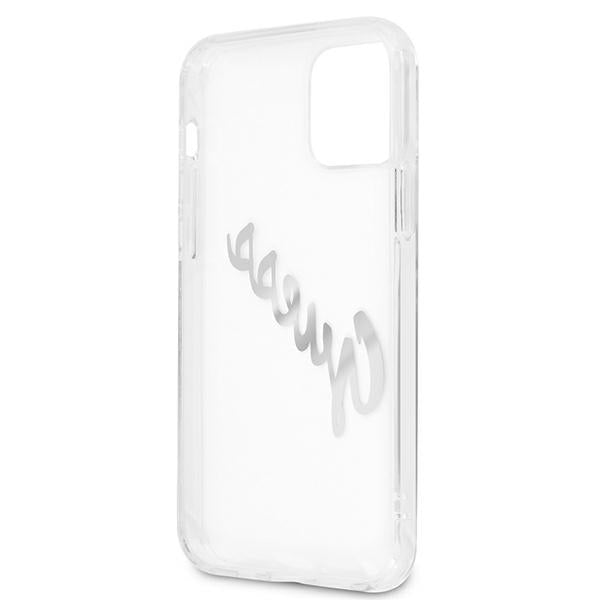 Guess dėklas iPhone 12 Pro Max – skaidrus, Vintage -- iPhone 12 Pro Max