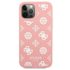Guess silikoninis dėklas iPhone 12 Pro Max – rožinis -- iPhone 12 Pro Max