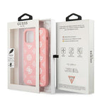 Guess silikoninis dėklas iPhone 12 Pro Max – rožinis -- iPhone 12 Pro Max