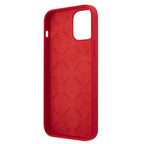 Guess silikoninis dėklas iPhone 12 Pro Max – raudonas -- iPhone 12 Pro Max