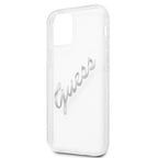 Guess Vintage Script dėklas iPhone 12/12 Pro – skaidrus -- iPhone 12