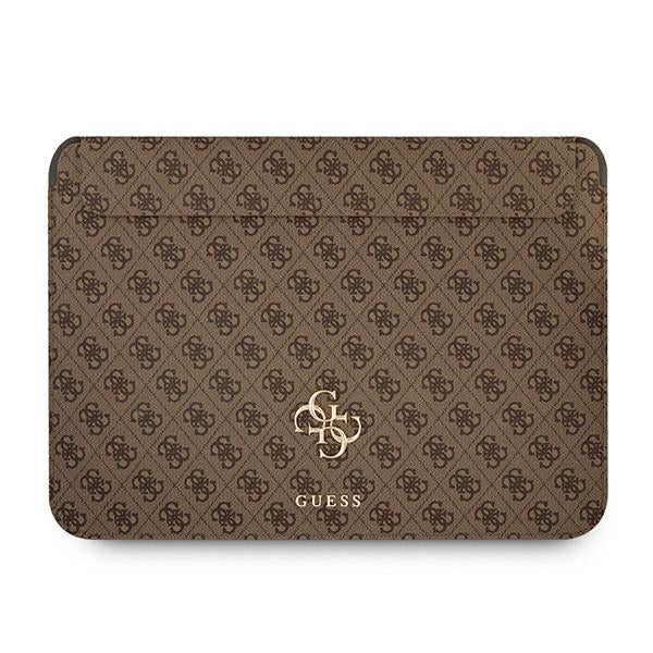 Guess 4G Big Logo dėklas 13" nešiojamajam kompiuteriui - rudas -- Laptop Bags