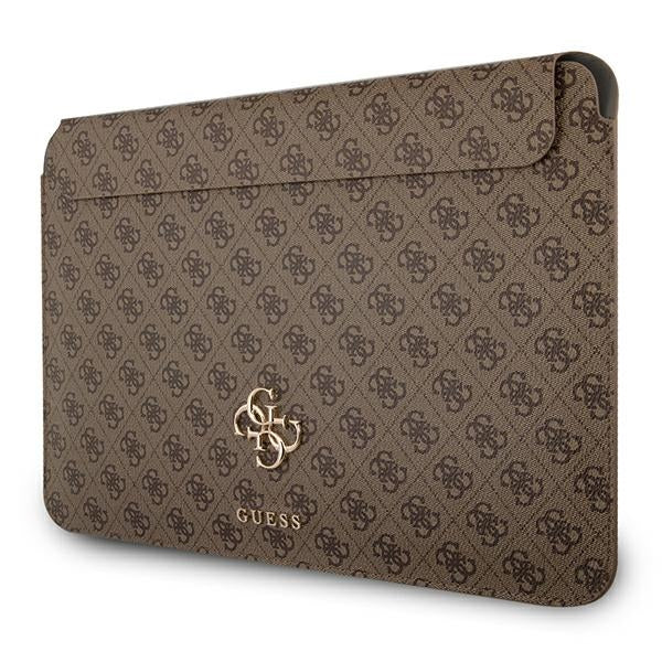 Guess 4G Big Logo dėklas 13" nešiojamajam kompiuteriui - rudas -- Laptop Bags