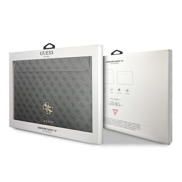 Guess 4G Big Logo dėklas 13" nešiojamajam kompiuteriui - pilkas -- Laptop Bags