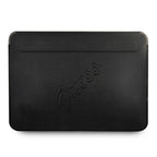 Guess Saffiano Script dėklas 13" nešiojamajam kompiuteriui - juodas -- Laptop Bags
