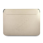 Guess Saffiano Script dėklas 13" nešiojamajam kompiuteriui - aukso spalvos -- Laptop Bags