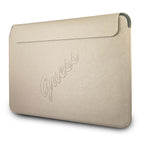 Guess Saffiano Script dėklas 13" nešiojamajam kompiuteriui - aukso spalvos -- Laptop Bags